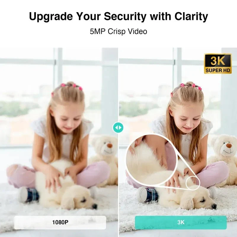 360 C221 Indoor Camera 3K 5MP AI Detection Surveillance Smart Tracking Night Vision Two-way Audio WiFi Alexa Google Assistant - Image 6