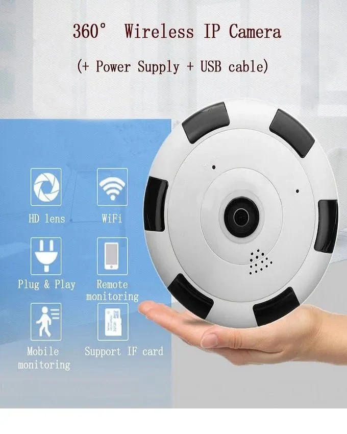 IP WIRELSS PANORAMIC FISH CAMERA V380 - Image 3