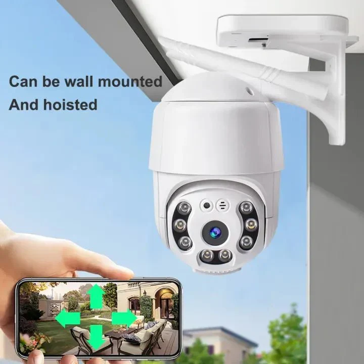 Outdoor Security Camera, Surveillance Camera 2.4GHz WiFi for Shop (US Plug) - Image 5
