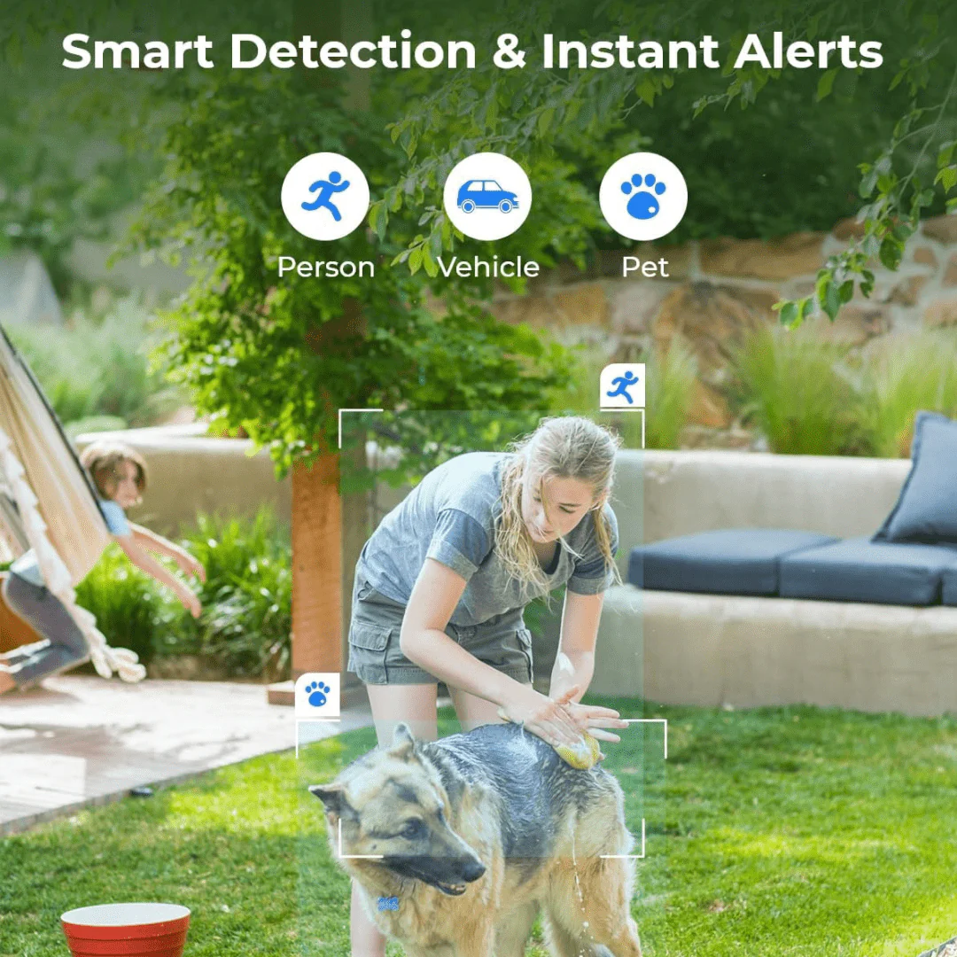 Reolink 5MP Security Camera Outdoor with Spotlights, 5X Optical Zoom, Color Night Vision, Person/Vehicle Detection, 2.4/5 GHz  Support WiFi and ethernet cable , RLC-511WA - Image 3