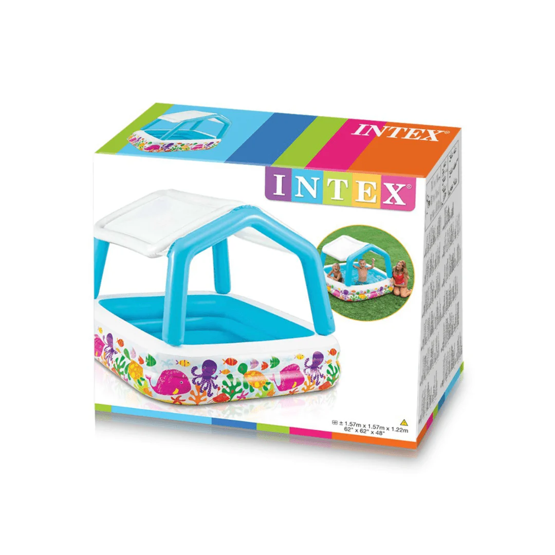 INTEX Sun Shade Baby Pool ( 62" L x 62" W x 48" H ) - Image 3