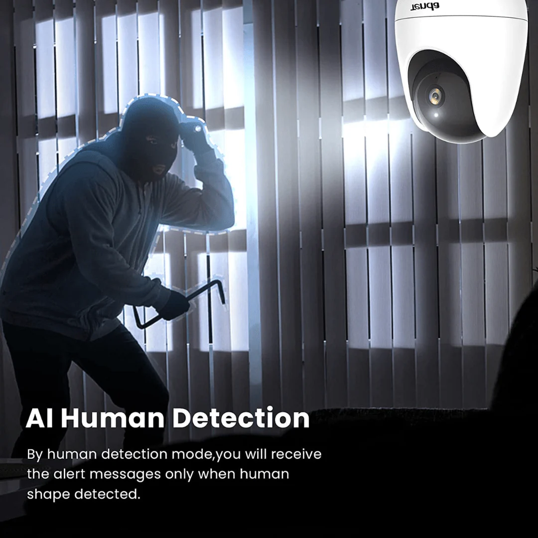 Tenda CP3 Security Pan/Tilt Smart Camera, 360° All-Round Vision, 1080P HD, Motion Detection, Two-Way Audio, Night Vision, - Image 9