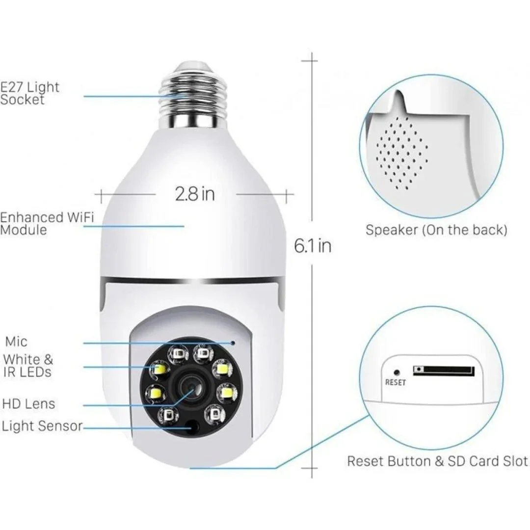 2MP WIRELESS BULB CAMERA - Image 4